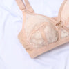 Nylon Cross Non Padded Lacy Bra