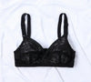 Nylon Cross Non Padded Lacy Bra