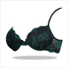 Emerald Green European Laced Imported Padded Bra