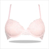 Pink European Laced Imported Floral Padded Bra