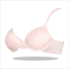 Pink European Laced Imported Floral Padded Bra