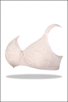 Nettle - Knitted Cotton Non-Padded Wirefree Bra with Lace Touch