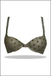 Embosed Dice Microfibre T-Shirt Bra