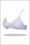 Purple Luxury Everyday Knitted Cotton Bra