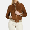 Altitude Leather Bomber Jacket for Women