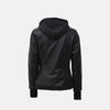 Apex Leather Bomber Jacket for Women