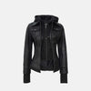 Apex Leather Bomber Jacket for Women