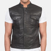 Backroad Rebel Leather Motorcycle Vest