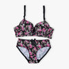 Pink Floral Padded Set