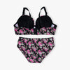 Pink Floral Padded Set