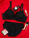 Grey Zephyr Padded Bra and Panty Set