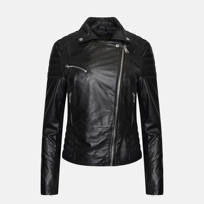 Blaze Leather Biker Jacket Women