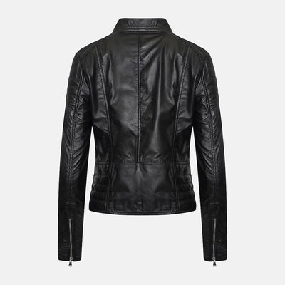 Blaze Leather Biker Jacket Women