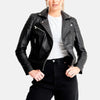 Blaze Leather Biker Jacket Women