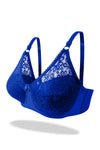 Blue Laced Lightly Lined Turkish Imported Bra