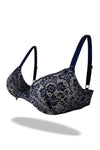 Blue n White Imported Turkish Padded Bra