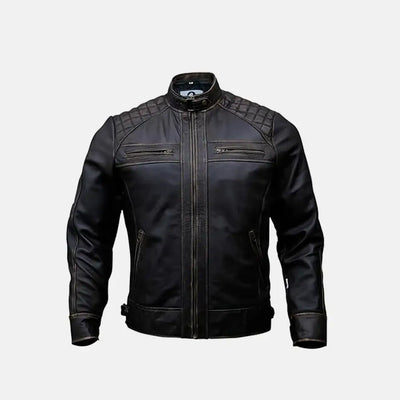 Boomerang Leather Biker JacketMen's Biker Jacket