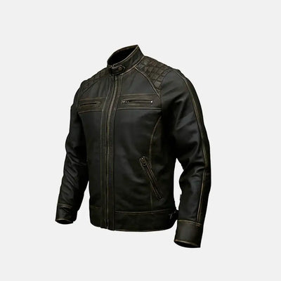 Boomerang Leather Biker JacketMen's Biker Jacket