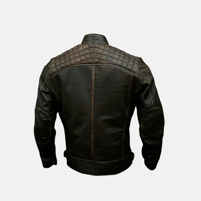 Boomerang Leather Biker JacketMen's Biker Jacket