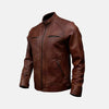 Boomerang Leather Biker Jacket  Men's Biker Jacket