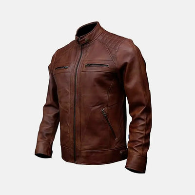 Boomerang Leather Biker JacketMen's Biker Jacket