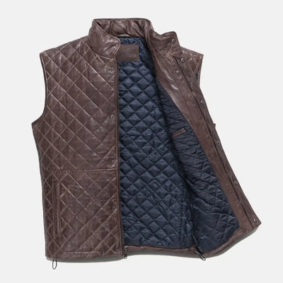 Cedric Mens Leather Vests