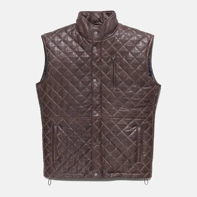 Cedric Mens Leather Vests