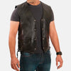 Chainbreaker Leather Biker Vest  Men's Leather Vest