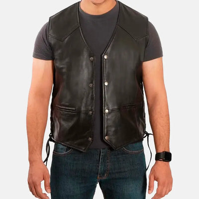 Chainbreaker Leather Biker VestMen's Leather Vest