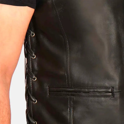 Chainbreaker Leather Biker VestMen's Leather Vest