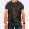 Chainbreaker Leather Biker Vest  Men's Leather Vest