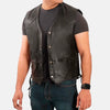 Chainbreaker Leather Biker Vest  Men's Leather Vest