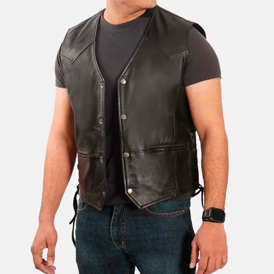 Chainbreaker Leather Biker VestMen's Leather Vest