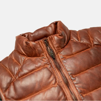 Cinder Cloak Mens Leather Motorcycle Vest