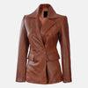 Clea Ascend Women's  Leather Blazer Jacket