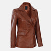 Clea Ascend Women's  Leather Blazer Jacket