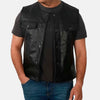 Concrete Cowboy Western Mens Leather Vest