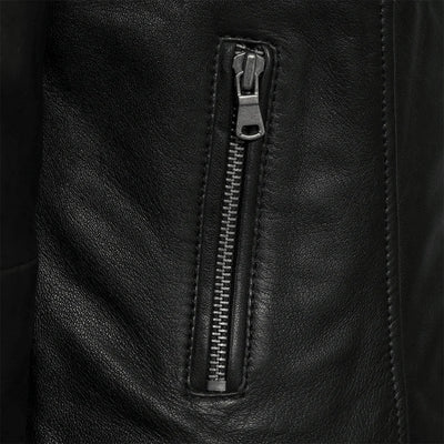 Dynamic Diva Leather Biker Jacket For Women