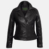 Dynamic Diva Leather Biker Jacket For Women