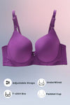 Espico Pink Padded Wired T-Shirt Bra - Skin