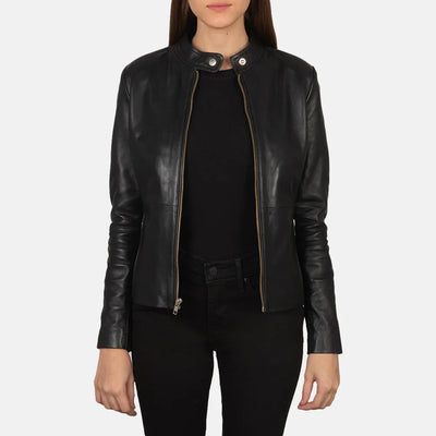 Evangeline Leather Biker Jacket | Women's biker jacket