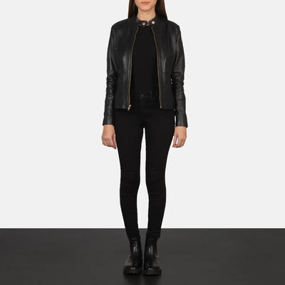 Evangeline Leather Biker Jacket | Women's biker jacket