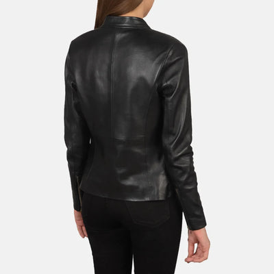 Evangeline Leather Biker Jacket | Women's biker jacket