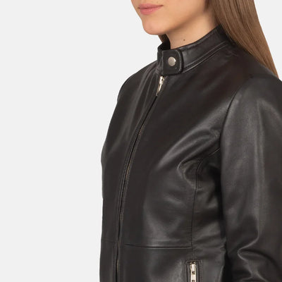 Evangeline Leather Biker Jacket | Women's biker jacket