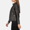 Evangeline Leather Biker Jacket | Women's biker jacket