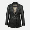 Fashion Flow Leather Blazer For Women