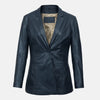 Fashion Flow Leather Blazer For Women