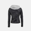 Flex Leather Bomber Jacket for Women