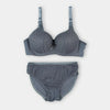 Grey Zephyr Padded Bra and Panty Set