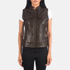 Grit & Grace Leather Vest for Women